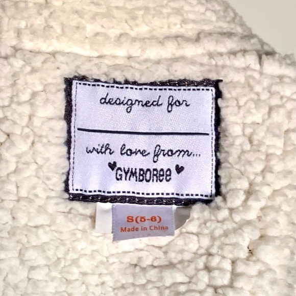 Gymboree Faux Suede and Shearling Style Vest SIZE S (5-6) - Picture 4 of 4